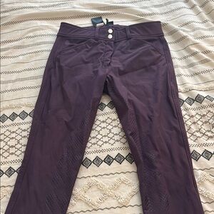 Women's Full Seat Purple Horze Breeches (26)